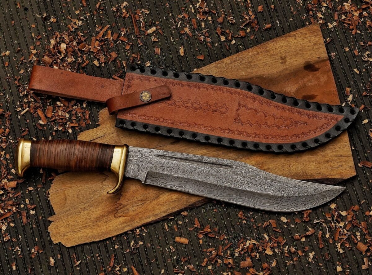 chef sets, Bowie knives, choppers, fixed knives, folding knives, single chef knives, tracker knives, and hand-forged axes