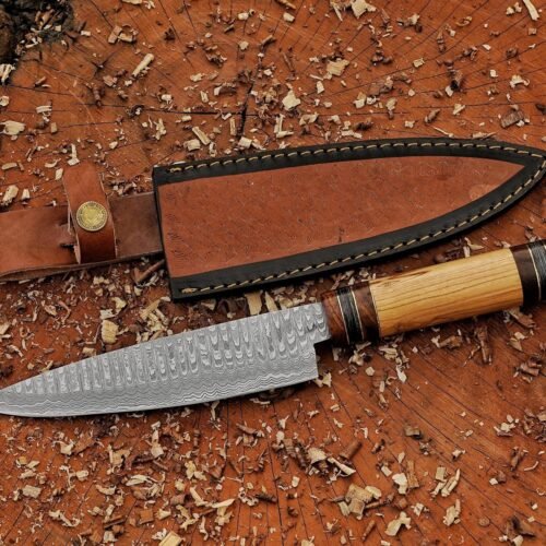 handmade Damascus steel knives