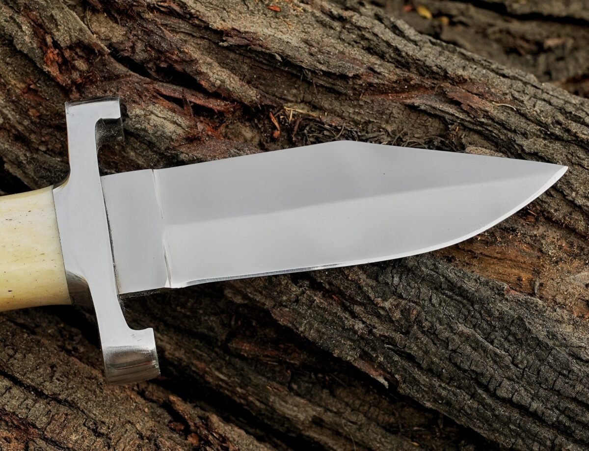 Handcrafted 12 Chrome Steel Knife with Buffalo Horn & Camel Bone Antler Handle Exquisite Artistry